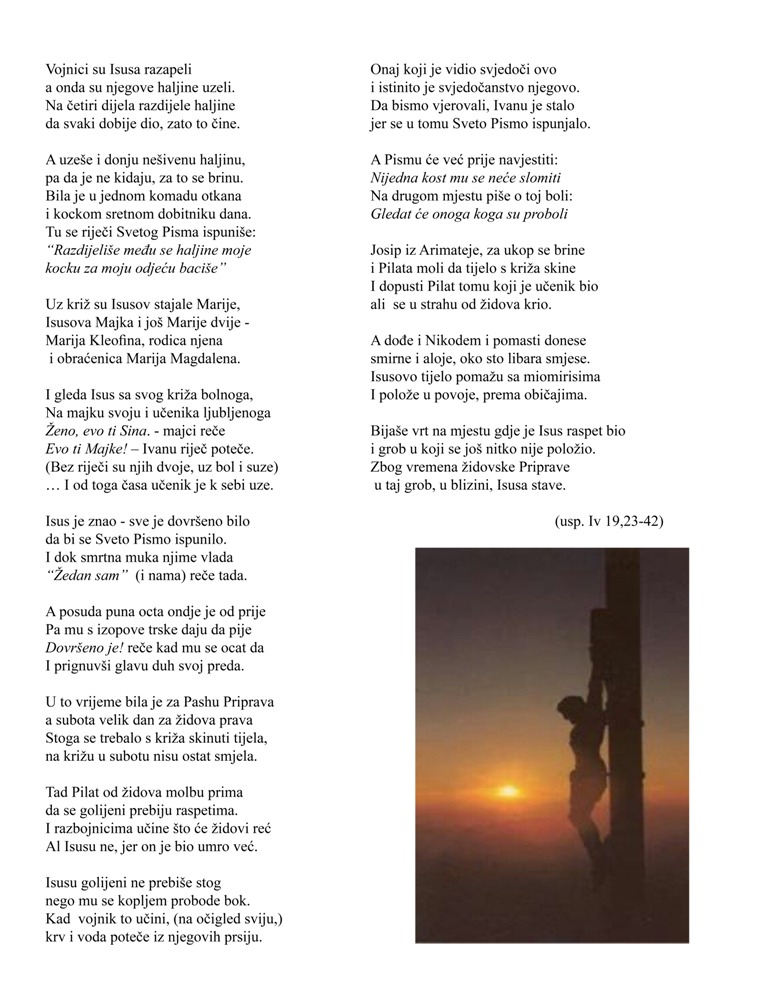 Raspeće – Magnifikat.hr